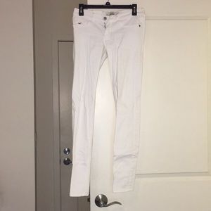 White jeans from hollister